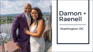 YouTube thumbnail for Damon and Raenell's wedding video